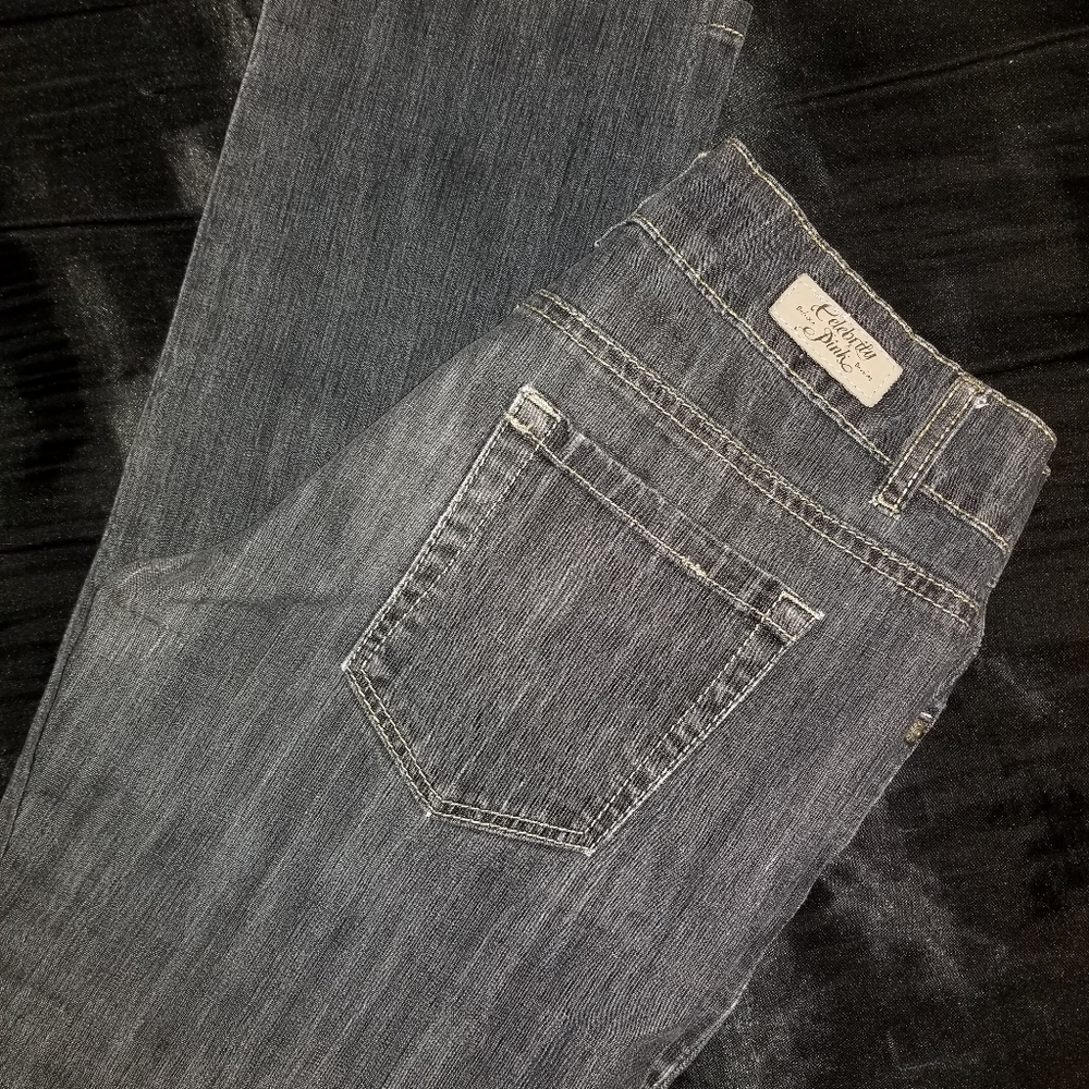 Celebrity Pink Deluxe Denim, Size 5, Gray - Picture 3 of 8